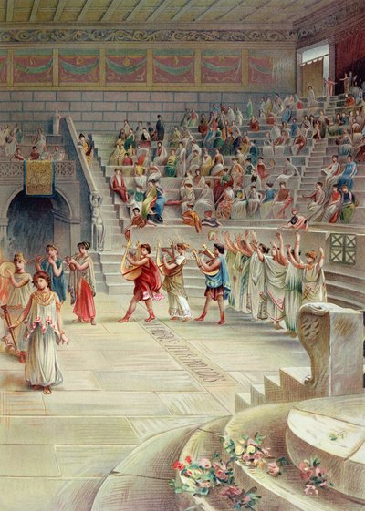A Music Festival in Pompeii by Antonio Niccolini